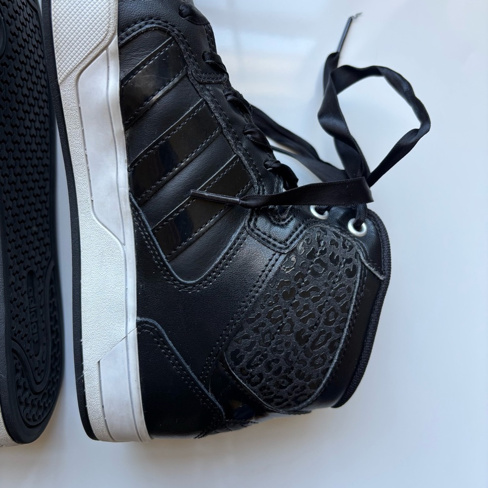 Adidas Neo Raleigh Mid Basketball Athletic Sneakers Womens Size 7.5 Cheetah - Picture 6 of 16